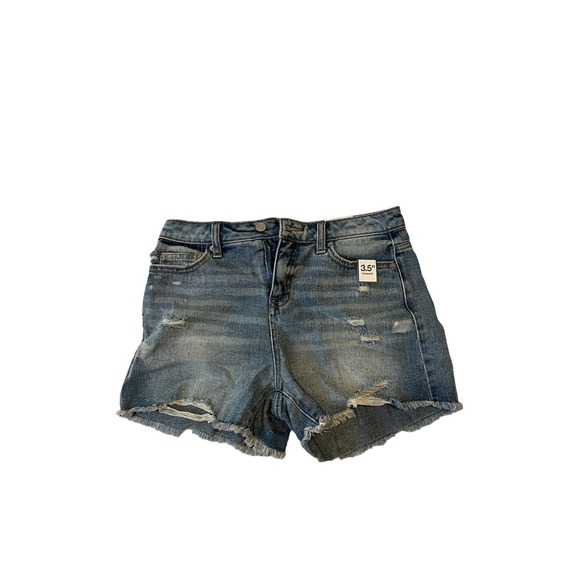 Time and True Daisy Dukes Jeans Shorts High Rise Woman Sz 2 - Picture 1 of 5